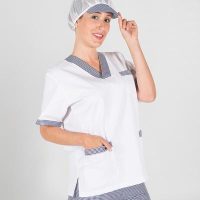 BLUSA SANITARIO PICO SARGA BLANCA COMBI