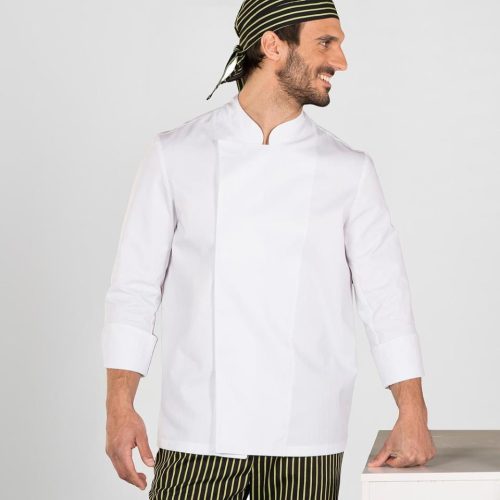 CHAQUETA COCINA M/L VELCRO