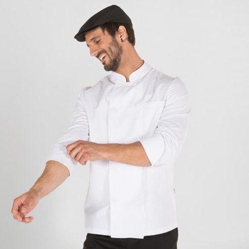 CHAQUETA COCINA UNISEX M/L SARGA BLANCA M/L
